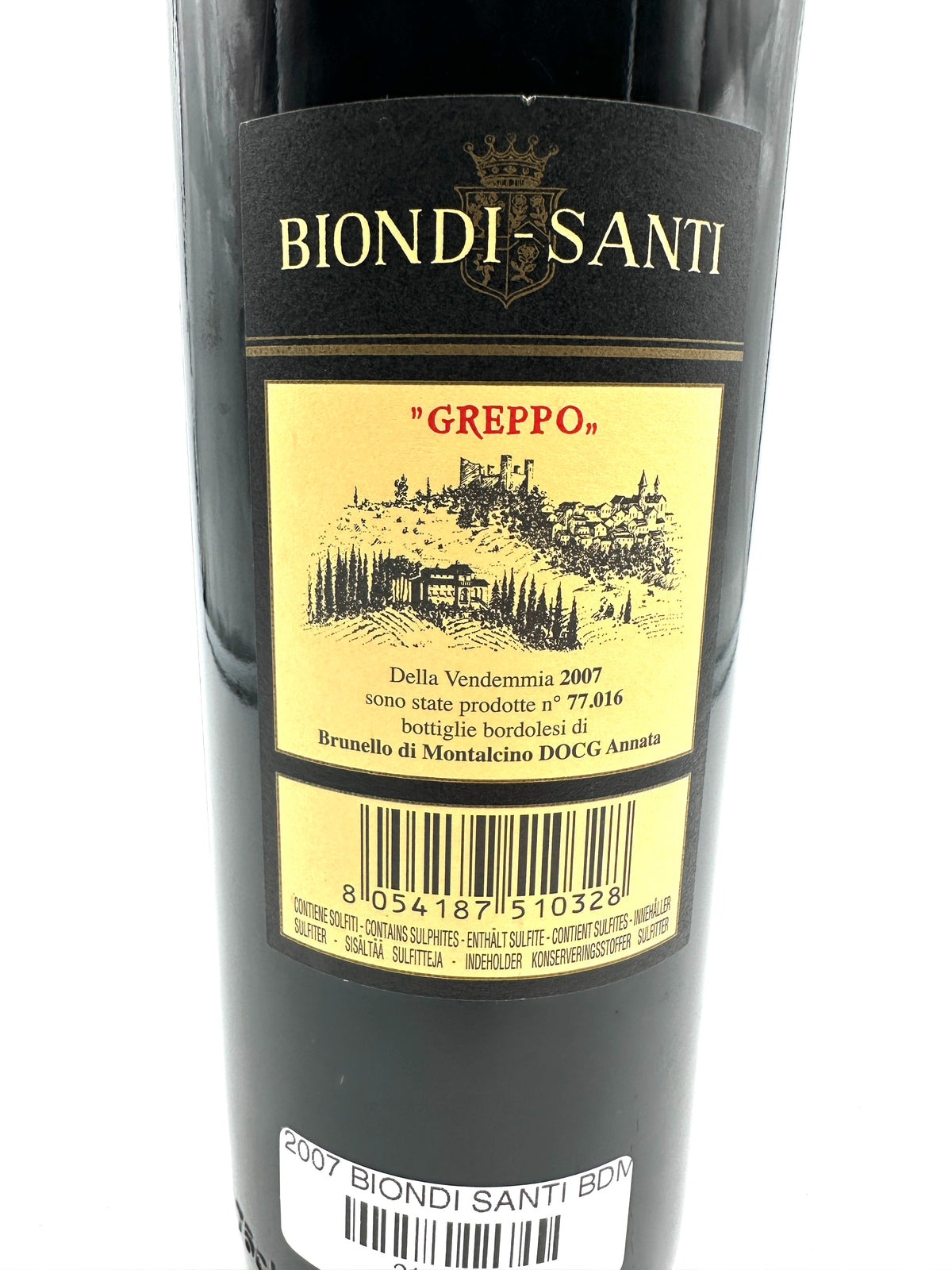 2007 - Biondi Santi Tenuta Greppo - Brunello di Montalcino