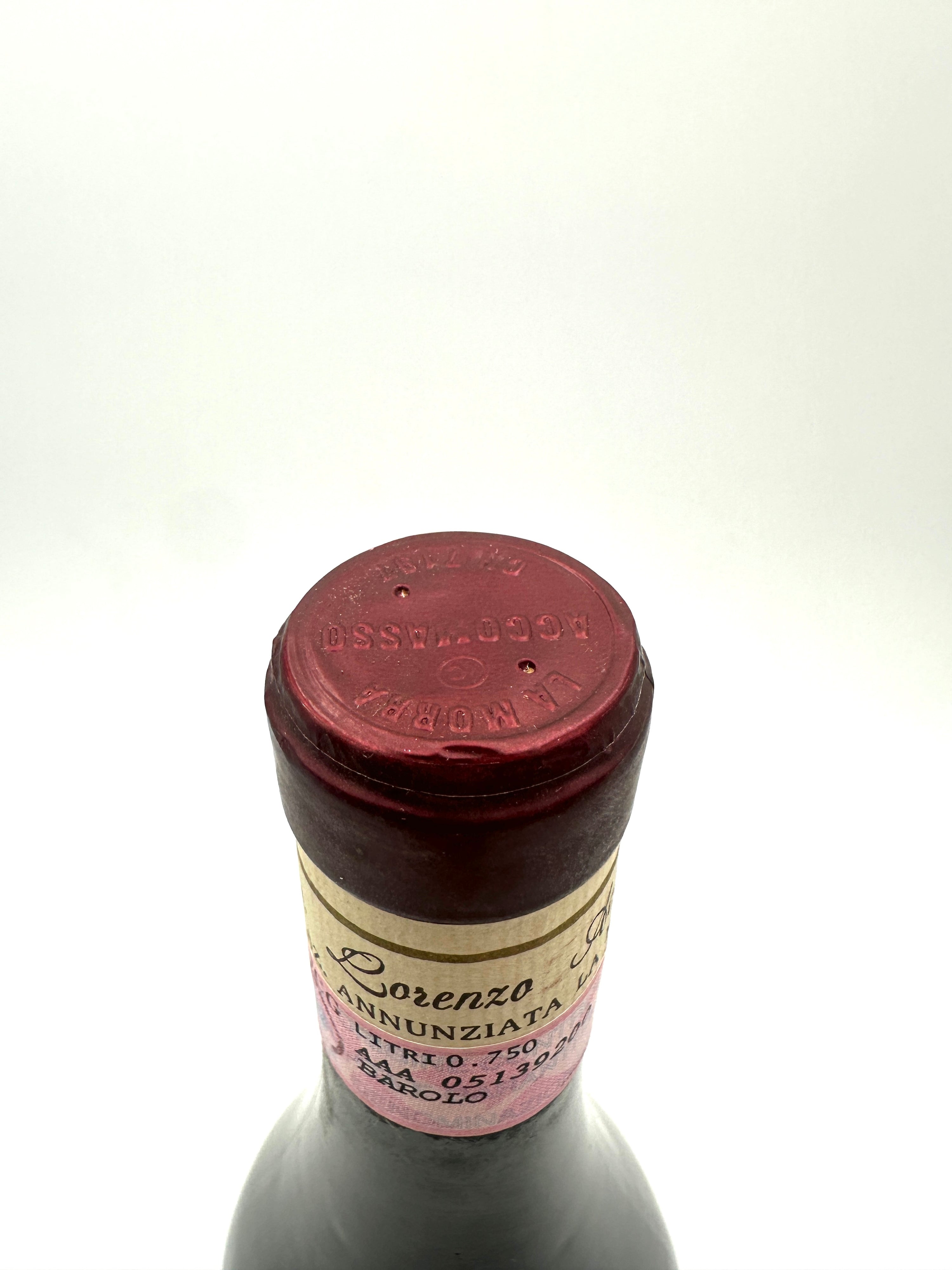 2001 - Cav. Lorenzo Accomasso - Barolo Rocchette Vineyard Reserve