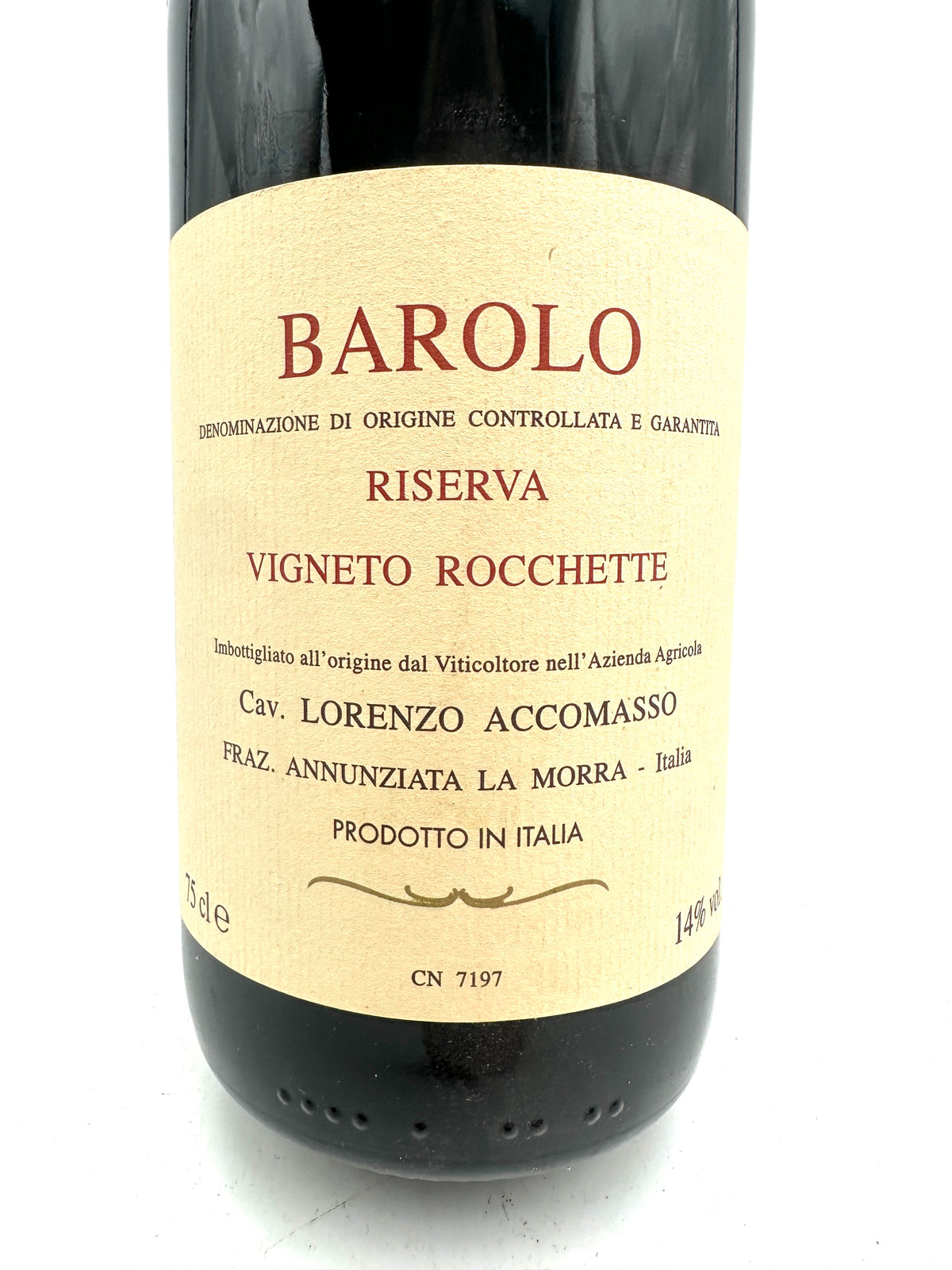 2006 - Cav. Lorenzo Accomasso - Barolo Vigneto Rocchette Riserva