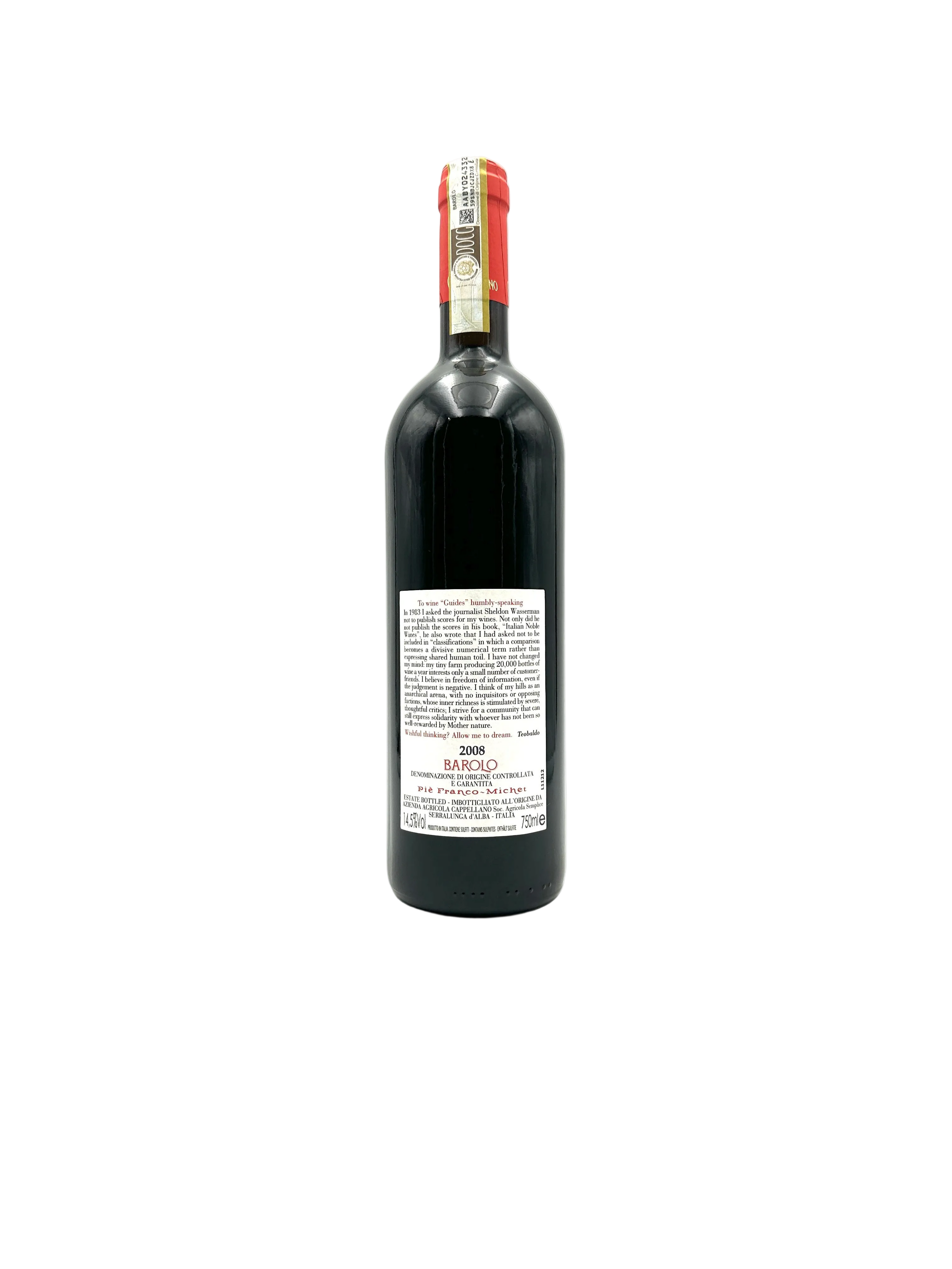 2008 - Cappellano - Barolo Otin Fiorin Pié Franco