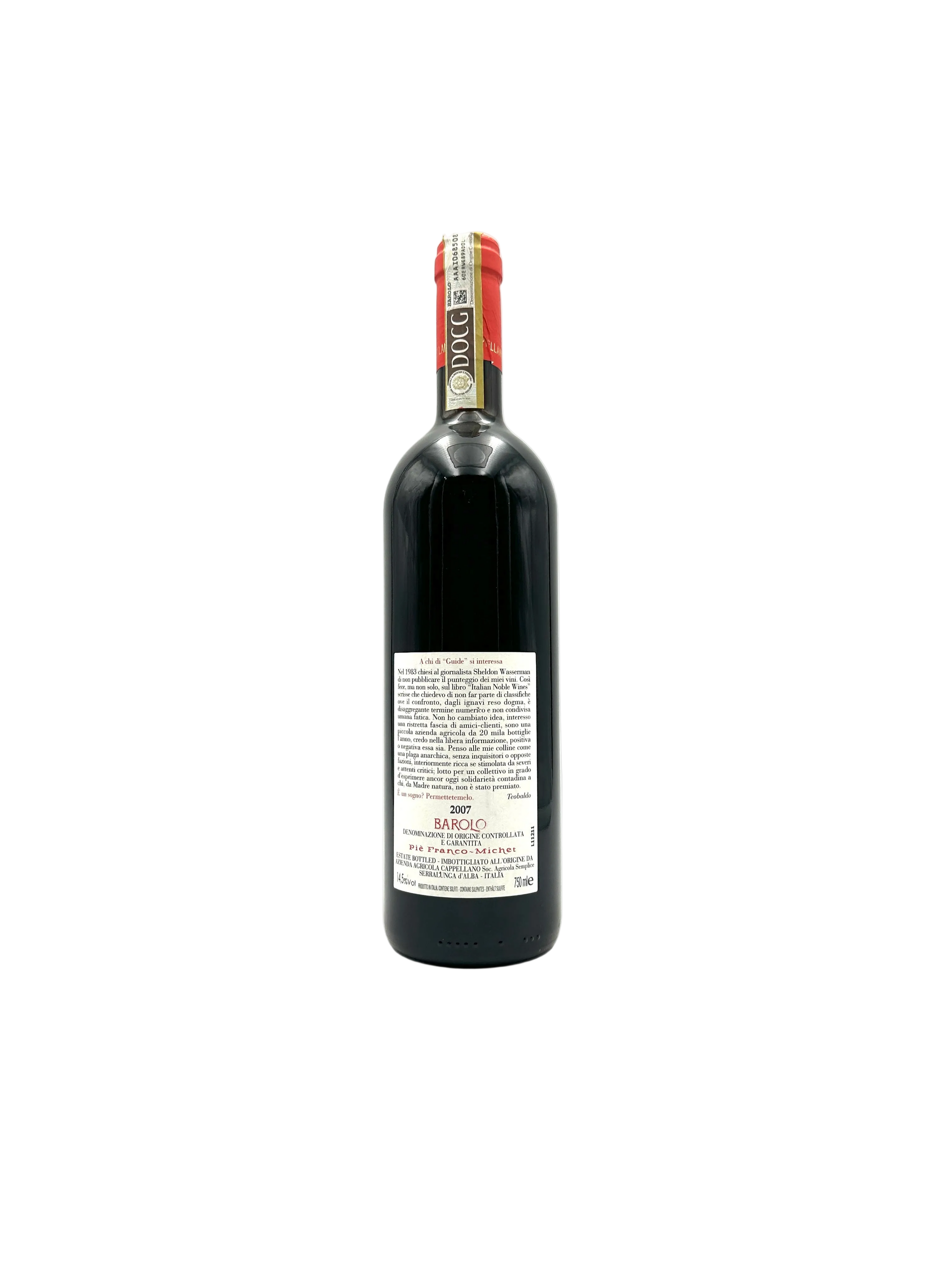 2007 - Cappellano - Barolo Otin Fiorin Pié Franco