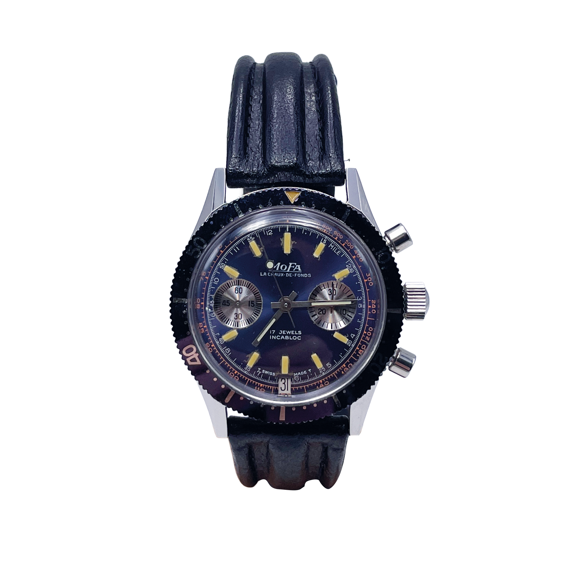 MoFa - Chronograph - Incabloc Diver - 250/1 - Vintage Anni 1960s - 37mm