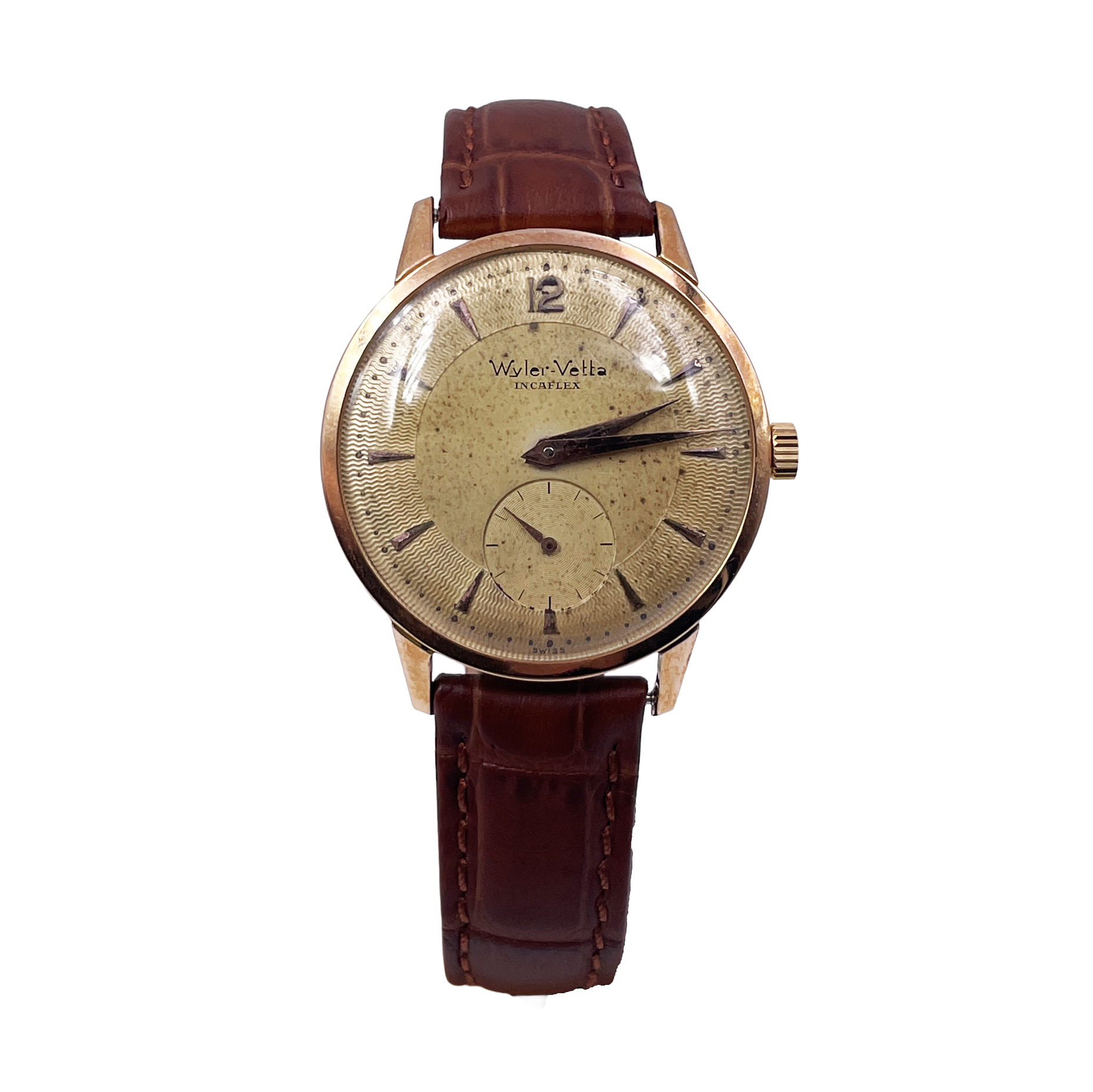 Wyler Vetta - Oro Massiccio 18K - Carica Manuale - Cal. Manifattura Anni '50 - Vintage